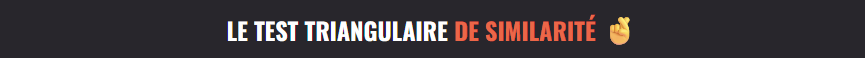 entête titre test triangulaire similarité
